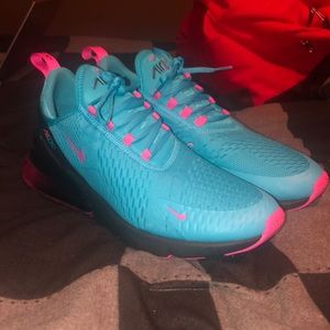 Blue and pink Nike 720